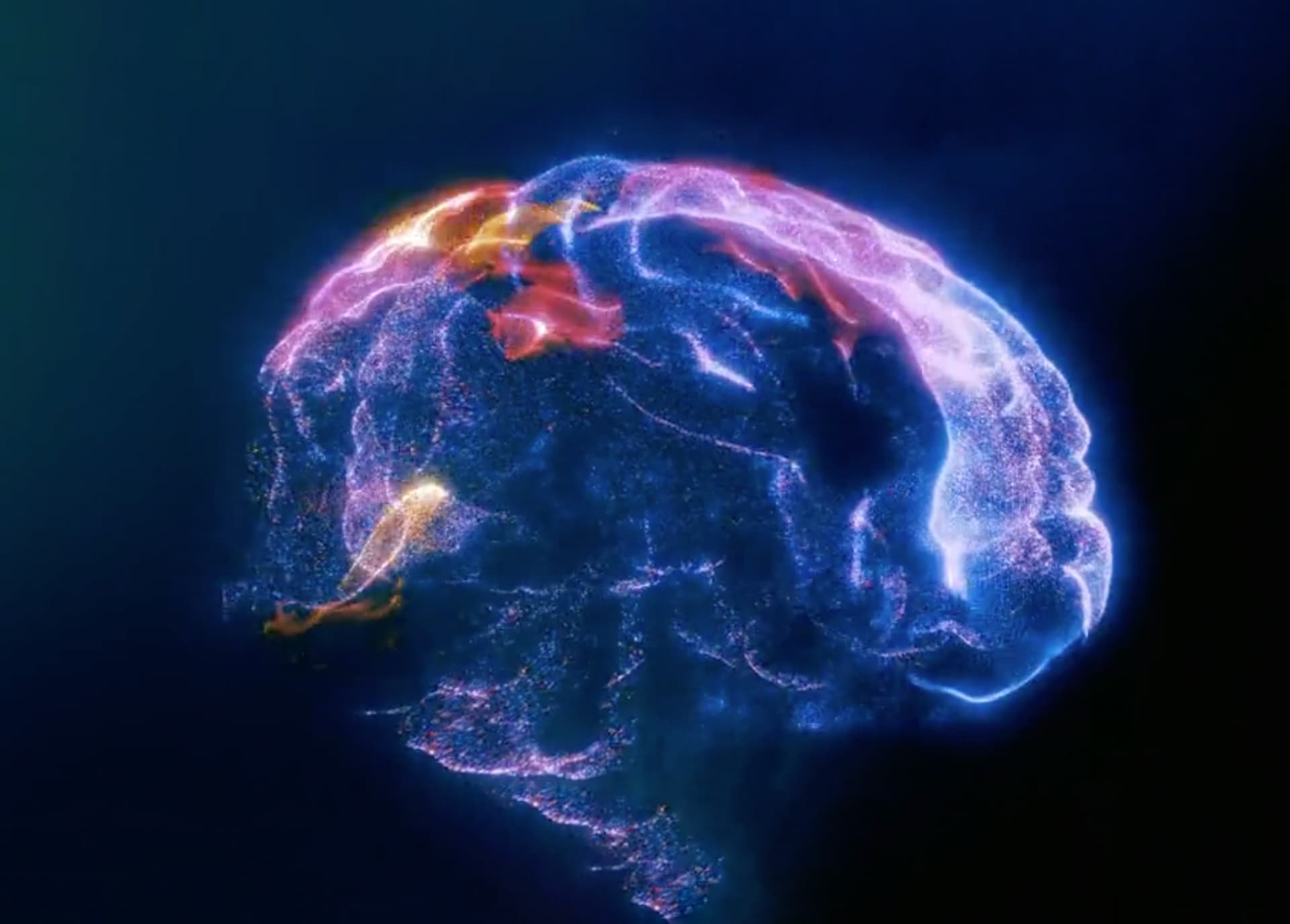 Stylised image of a brain